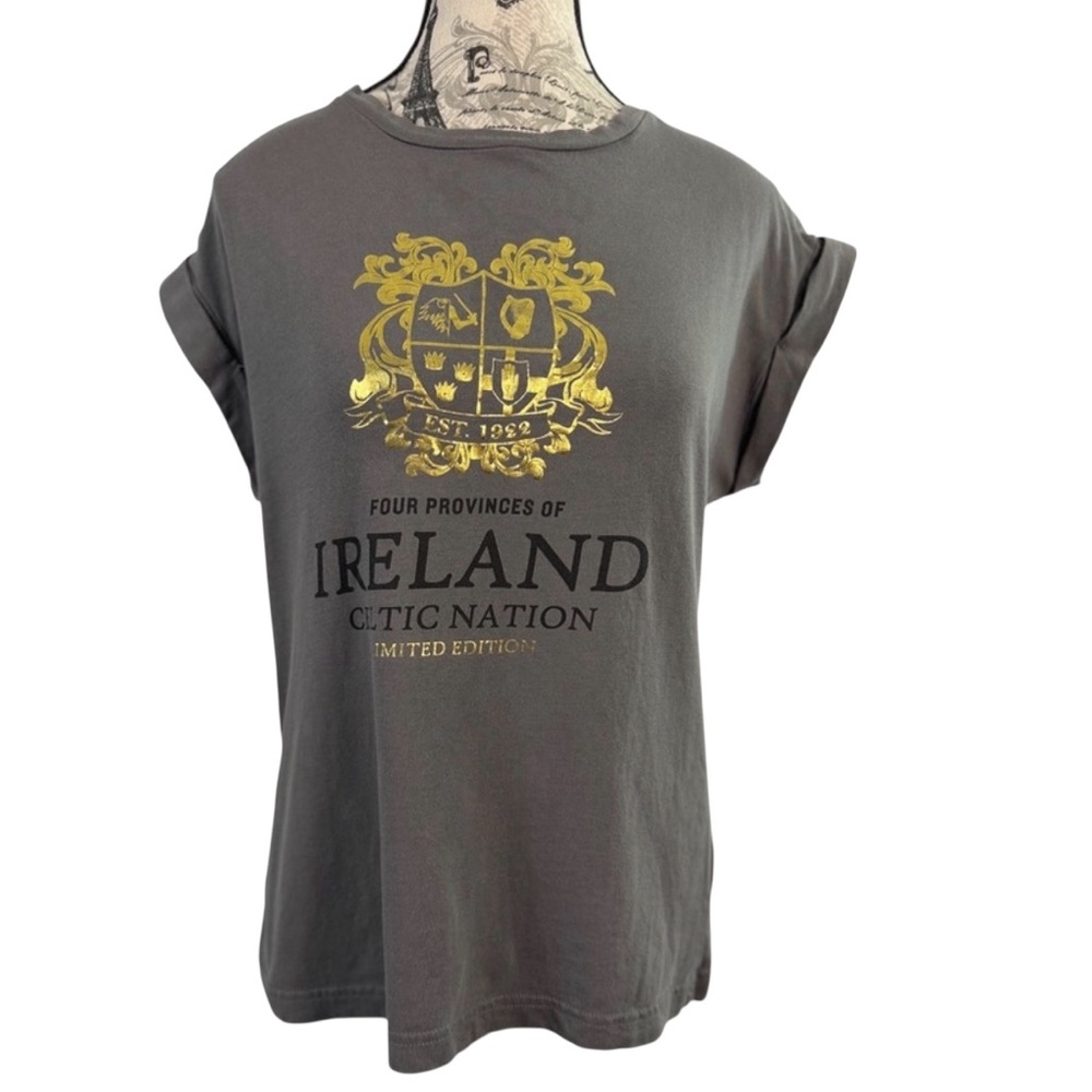 Traditional Craftwear Ireland Celtic Nation Graphic Tee Limited Edition Size M
